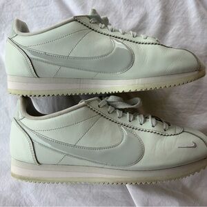 Nike Women’s Cortez Premium Baby Blue Leather Sneakers Sz 10 Super Cute Comfy